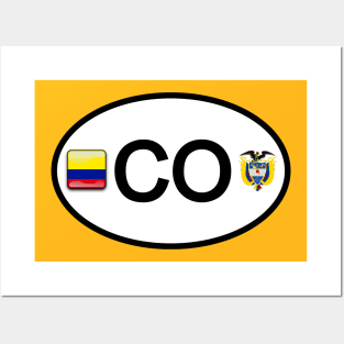 Colombia car country code Posters and Art